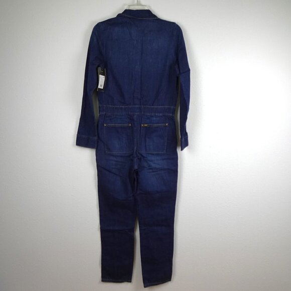 Lee Denim Jumpsuit Women's Size XS Coveralls Blue Modern One Piece - Picture 6 of 13